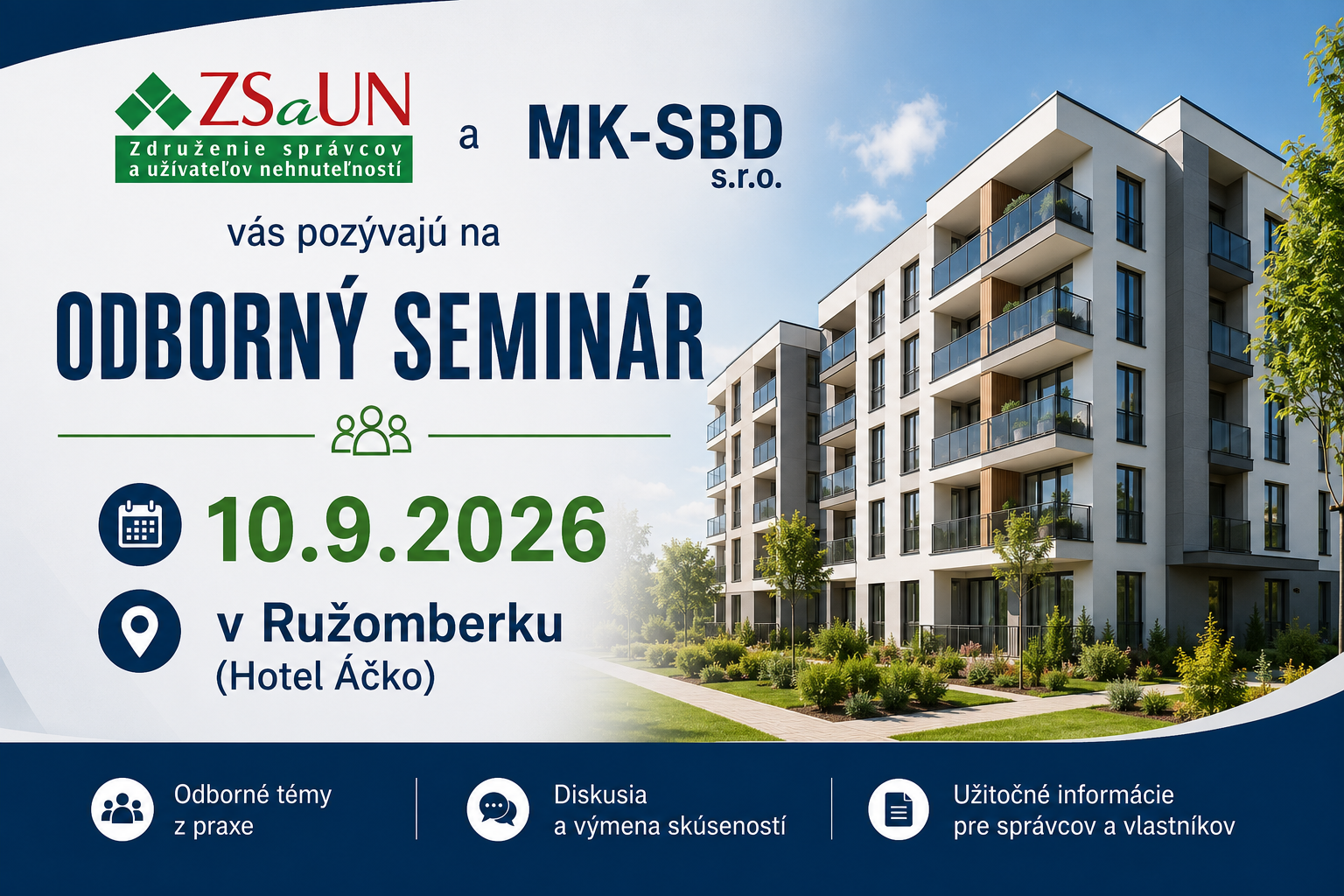 Pozvánka seminár Ružomberok