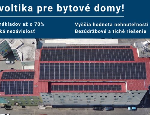 Fotovoltika pre bytové domy!